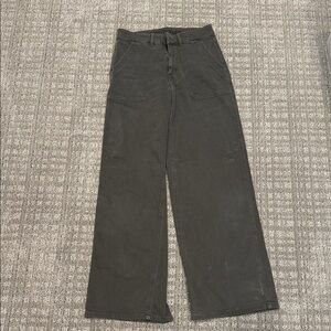 American Eagle Outfitters Charcoal Stretch Pants wide leg